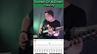 TAB Toxicity  System Of A Down 🌇🔥 Full Intro Tab guitar guitartabs soad tabs riff [upl. by Elbon]