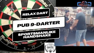 🎯GUZO🎯 9 Dart Finish Pub Player Wins in 9 Darts Seals the Game with a Sportsmanlike Handshake 🎯 [upl. by Nnylsia270]