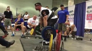 Mikhail Shivlyakov Deadlifts 847lbs at the LA Fit Expo [upl. by Ydnyl]