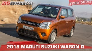 Maruti Wagon R 2019 Review  Now Sensible Sophisticated and Desirable  ZigWheelscom [upl. by Laeria]