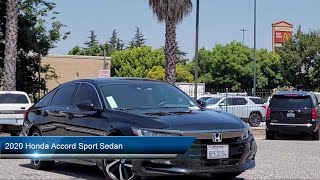 2020 Honda Accord Sport Sedan Hollister Salinas San Jose Morgan Hill and Milpitas [upl. by Trow]