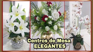 3 IDEAS FACILES PARA HACER CENTROS DE MESA ELEGANTES [upl. by Levinson]