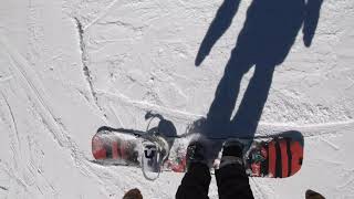 Arizona Snowbowl  POV  Snowboarding  Park  Tree Runs [upl. by Clymer]