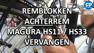 REMBLOKKEN ACHTERREM MAGURA HS11  HS33 VERVANGEN [upl. by Llesirg]