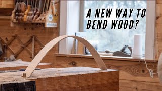 Bending Wood  No Steam Bent Laminations or Kerf CutsThis Is Something Different [upl. by Aleirbag]