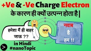 Why Positive and Negative Charges produced by Electrons  in Hindi  nanoTopic Electrons [upl. by Enyawud975]