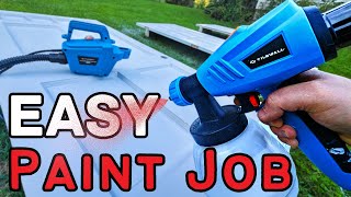 Why I Gave the Tilswalls Paint Sprayer an 810  Tilswall 800W HVLP Paint Gun Review [upl. by Mur]