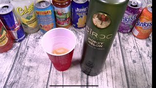 Ciroc Honey Melon Taste Test  Birthday Drinks [upl. by Rialcnis]