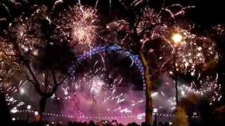 The Best Full London 2012 New Years Eve Fireworks in HD [upl. by Kletter167]