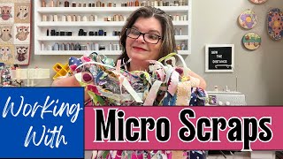 Crafting With Tiny Scraps Micro Scrappy Quilt Project [upl. by Anirdnajela950]