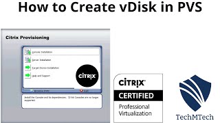 How to Create vDisk  Citrix Provisioning Services [upl. by Salsbury30]