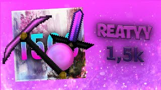 reatyy 15k MCBE PvP Texture Pack 120  FPS BOOST Best Mcpe PVP Pack ever [upl. by Ellehcar]