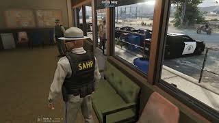 DOJ Cops Role Play Live  Highway Patrol Law Enforcement [upl. by Eemla]