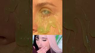 OJO DE SLIME EL PEOR MAQUILLAJE DE HALLOWEEN 🤢 Mariale [upl. by Assetak]