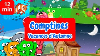 🍁 Les Comptines dAutomne  Spécial Vacances pour Enfants 🍂🎶 [upl. by Lizbeth]