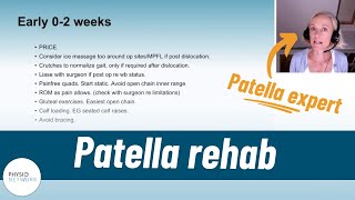 Early stage patellofemoral rehab  Knee pain [upl. by Welford]