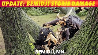 BREAKING NEWS UPDATE Closer Look At Bemidji Storm Damage [upl. by Donnelly]