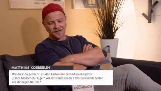 Schauspieler amp Sprecher Matthias Koeberlin im Interview zu „Eines Menschen Flügelquot [upl. by Keary]