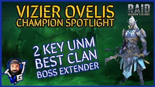 Raid Shadow Legends Vizier Ovelis Champion Spotlight [upl. by Aicatsana]