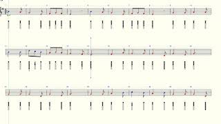 We Three Kings of Orient Are  Christmas  Tin Whistle  Play Along Tab Tutorial [upl. by Barnabe]