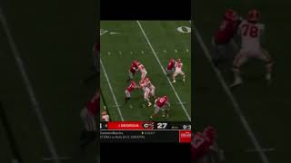 Malaki Starks INSANE INT vs Clemson [upl. by Nosirrah453]