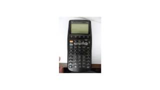 Texas Instruments TI86 Graphing Calculator [upl. by Moreta716]