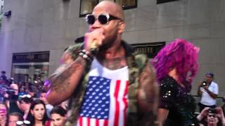 Flo Rida  Wild One  Live at NYC July 6 2012 [upl. by Yrdua]