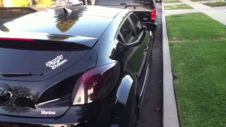 2013 Hyundai Veloster Turbo Straight Piped Exhaust Clip ResMuffler Delete [upl. by Iruam621]