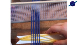 Easy Weaving Tool  Mini Tutorial [upl. by Sachi]