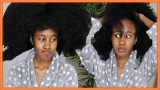 HOW TO DETANGLE DRY MATTED NATURAL HAIR [upl. by Ris]