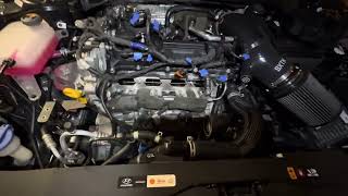 removing 2022 elantra n intake manifold to replace injectors [upl. by Nimoynib]