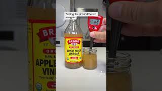 Testing the pH of different vinegar concentrations laundry experiment stem [upl. by Alue890]