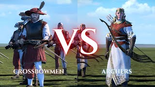 WARHAMMER III Total War  Crossbowmen VS Archers [upl. by Oniram890]