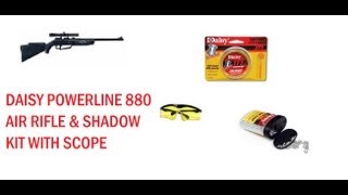 Daisy Powerline 880 Air Rifle with Shadow Kit [upl. by Ylim]