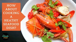 How to cook Steamed Crabs with Ginger and Garlic recipe steamedcrab crab [upl. by Buke]