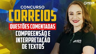 CONCURSO CORREIOS NÍVEL MÉDIO 2024 COMPREENSÃO E INTERPRETAÇÃO DE TEXTOS [upl. by Mehcanem]