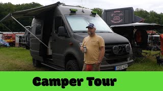 Mercedes Sprinter Camper Van 3min tour of this tiny home on wheels [upl. by Elohcan]