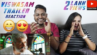 Viswasam Trailer Reaction  Malaysian Indian Couple  Ajith Kumar  Nayanthara  Sathya Jyothi Films [upl. by Ilojna874]