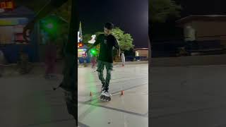 mix slalom skill😂😱😱hamzaskater ayazskatingclub skating shortvideo viralvideo [upl. by Breen]