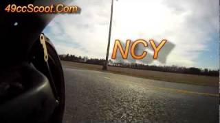 NCY Racing Alternator vs Stock Stator wLightened Flywheel Scooter Minarelli Jog [upl. by Lhamaj]