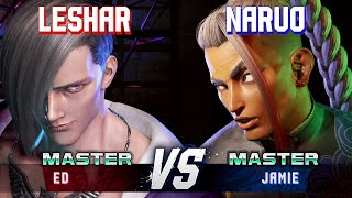 SF6 ▰ LESHAR Ed vs NARUO Jamie ▰ High Level Gameplay [upl. by Asyl331]