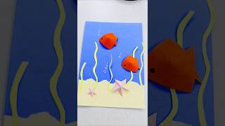 Fish Craft idea for kids  kids Activities Video idea viralshort kidsactivities youtubeshorts [upl. by Aelanna]