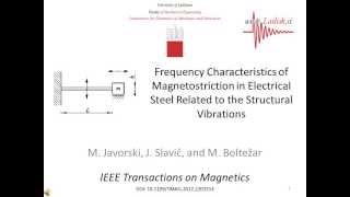 Frequency Characteristics of Magnetostriction in Electrical Steel Related to the Structural Vibratio [upl. by Aholla474]