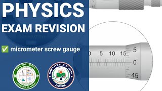 ECZ Micrometer Screw Gauge Exam Questions O level Physics [upl. by Iolanthe571]