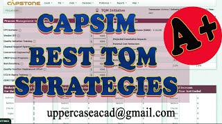 CAPSIM tqm decisions [upl. by Bevis]