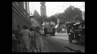 Wien 1936  Ausflug nach Grinzing und neue Höhenstraße am Kahlenberg  Privataufnahme vienna 1936 [upl. by Labana]