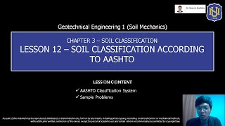 Soil Classification by AASHTO method Problem 1 [upl. by Adeuga]