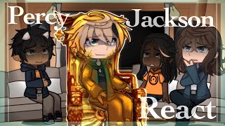 Percy Jackson React  pt4  gacha angst percyjackson reaction react funny trending viralpjo [upl. by Dnomyar751]