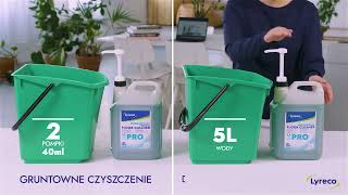 Lyreco Pro Hygiene  Czyszczenie podłóg [upl. by Ykcim]