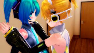 MMD Lens confession MikuxLen [upl. by Laureen]